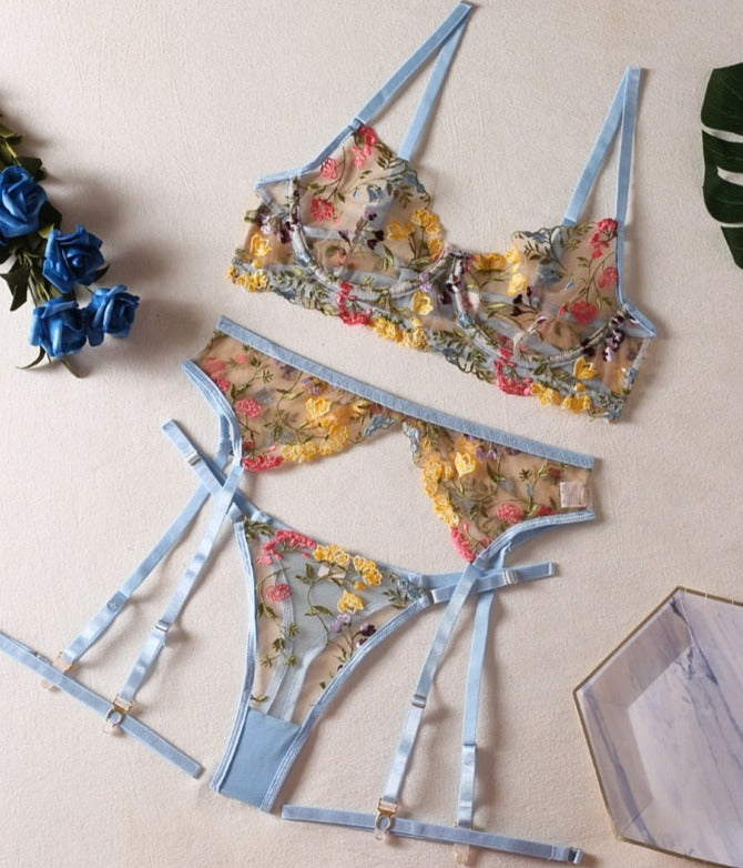Ensemble lingerie Claire 3 pièces