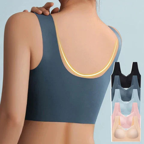 Soutien-gorge Confortable Femme | Bretelles Ajustables & Soutien Optimal | Tissu Doux pour Usage Quotidien