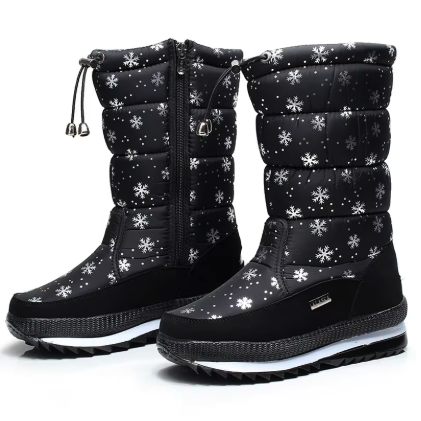 Alaska - Bottes Imperméables Chaudes pour l'Hiver pour Femme