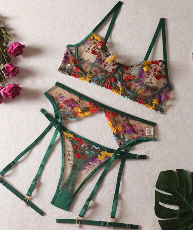 Ensemble lingerie Claire 3 pièces