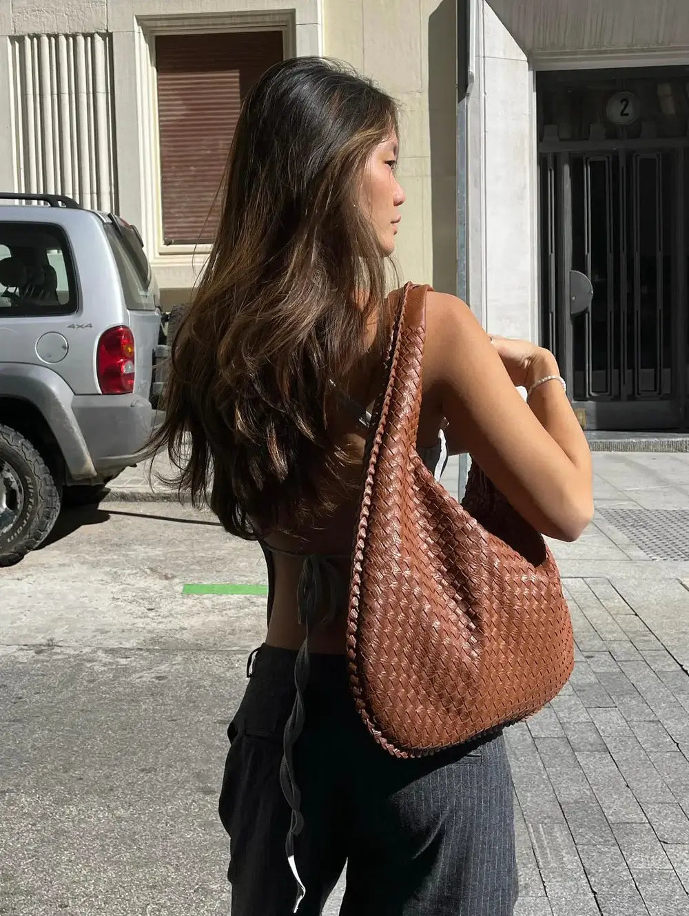 Sac à bandoulière tissé