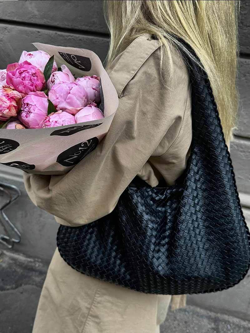 Sac Tissé | Look Décontracté | Design Spacieux et Pratique
