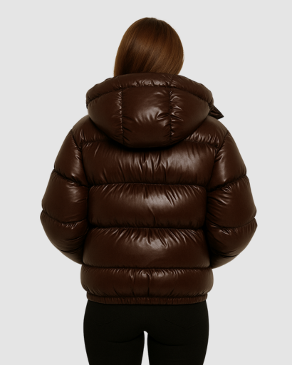 Doudoune Brillante Femme Capuche – Confort Hivernal & Style Moderne | Automne Hiver