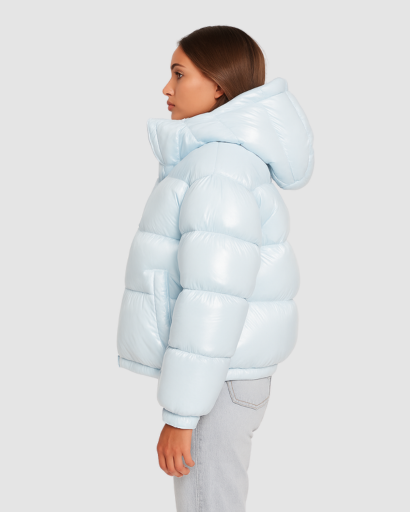 Doudoune Brillante Femme Capuche – Confort Hivernal & Style Moderne | Automne Hiver
