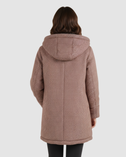Manteau Long Femme Capuche Doublé Polaire – Chaleur & Confort Quotidien