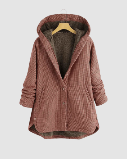 Manteau Long Femme Capuche Doublé Polaire – Chaleur & Confort Quotidien