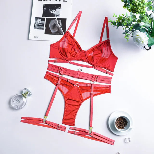 Julietta™ | Ensemble de lingerie française 3 pièces