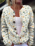 Cardigan Fleuri | Look Printanier | Design Élégant et Confortable