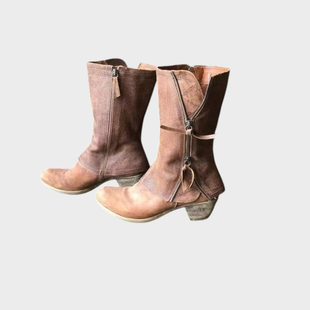 Alma – Bottes vintage mi-mollet