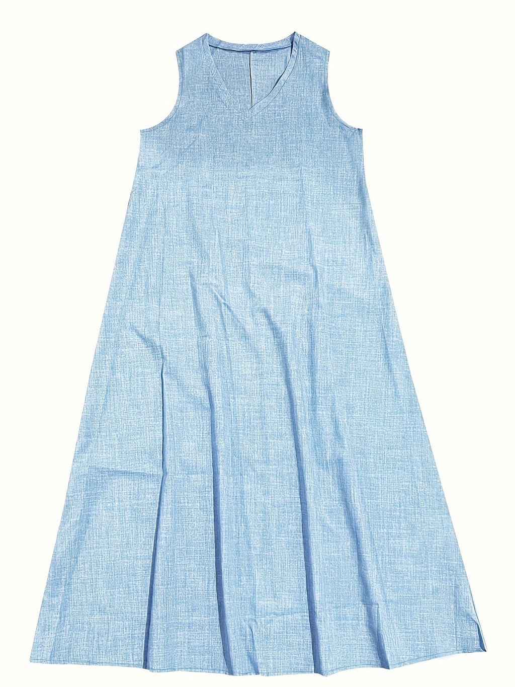 Robe à Col en V | Look Élégant | Design Raffiné et Confortable