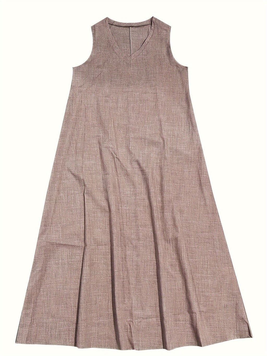 Robe à Col en V | Look Élégant | Design Raffiné et Confortable