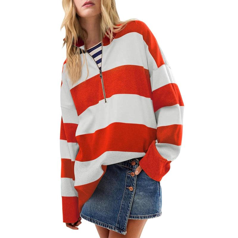 Dorelisse - Pull Oversize à Col Roulé avec Demi-Fermeture Éclair