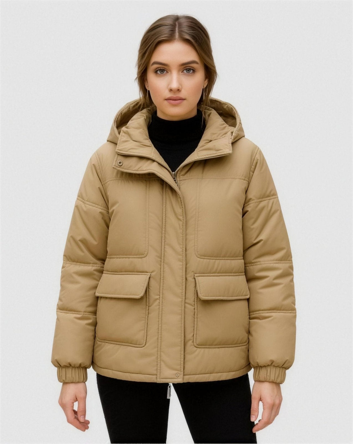 Doudoune Femme Capuche – Chaude, Légère & Stylée | Confort Automne Hiver