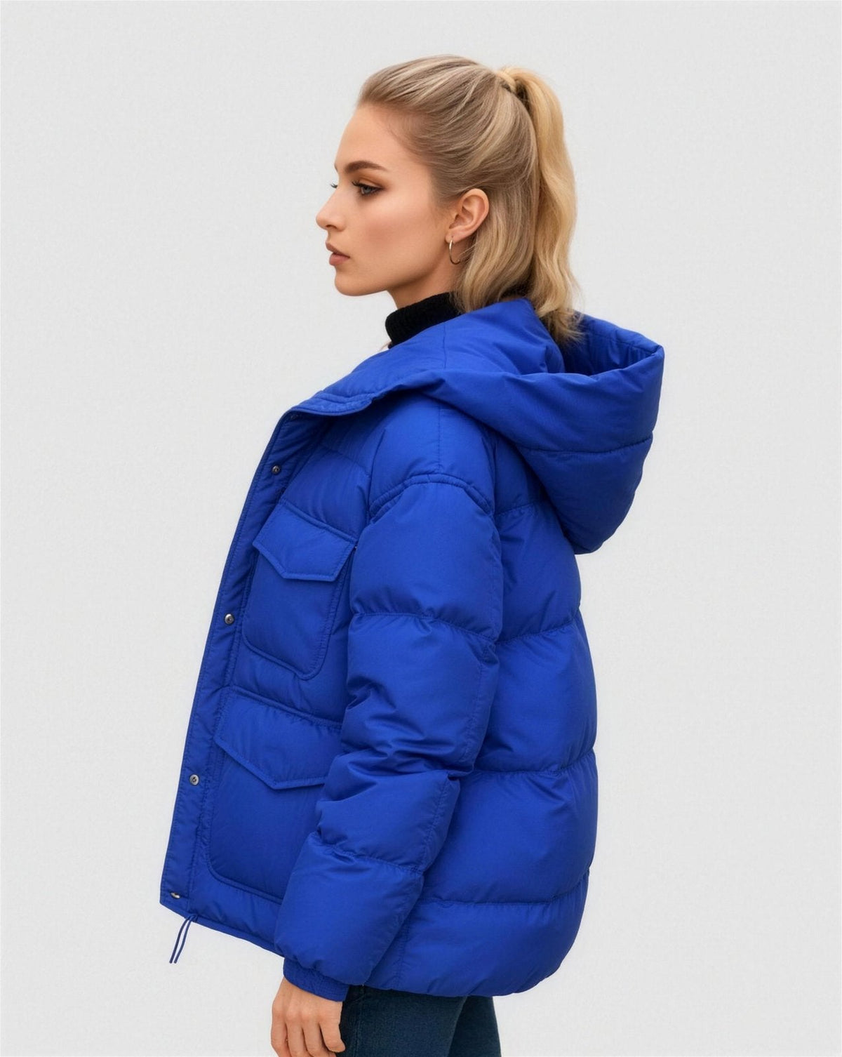 Doudoune Femme Capuche – Chaude, Légère & Stylée | Confort Automne Hiver