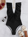 Maillot de Bain à Volants Femme - Dos Nu & Confortable