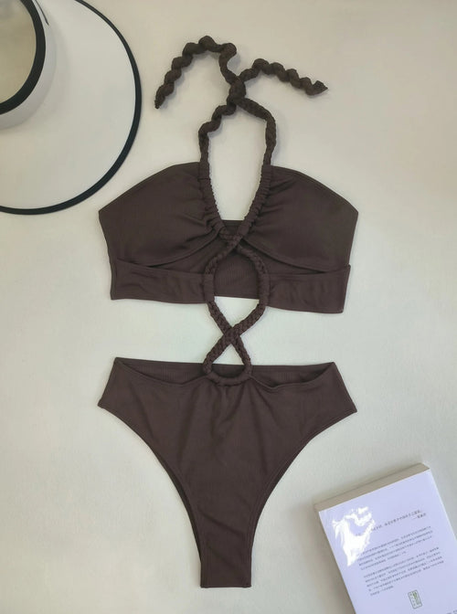 Bikini Dos Nu Femme | Noué & Ajustable | Confortable et Séchant Rapidement