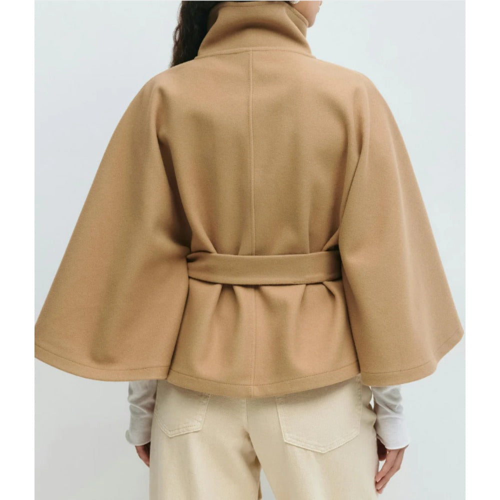 Estelle | Manteau Cape Col Haut