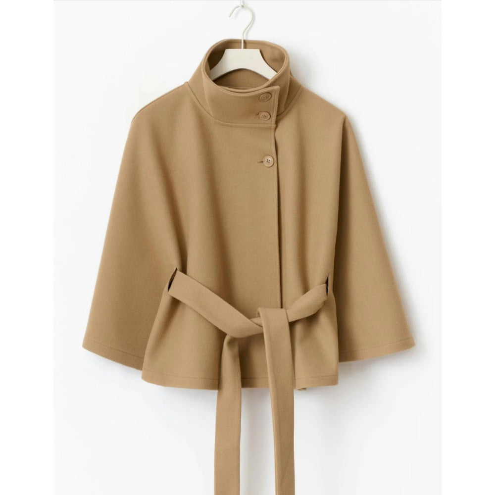 Estelle | Manteau Cape Col Haut