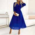 Robe en Soie | Élégant Look Soirée | Tissu Légère et Raffiné