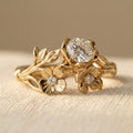 Bague Femme Florale Statement