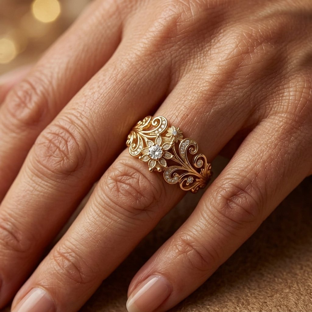 Bague Femme Bohème à Forme Statement