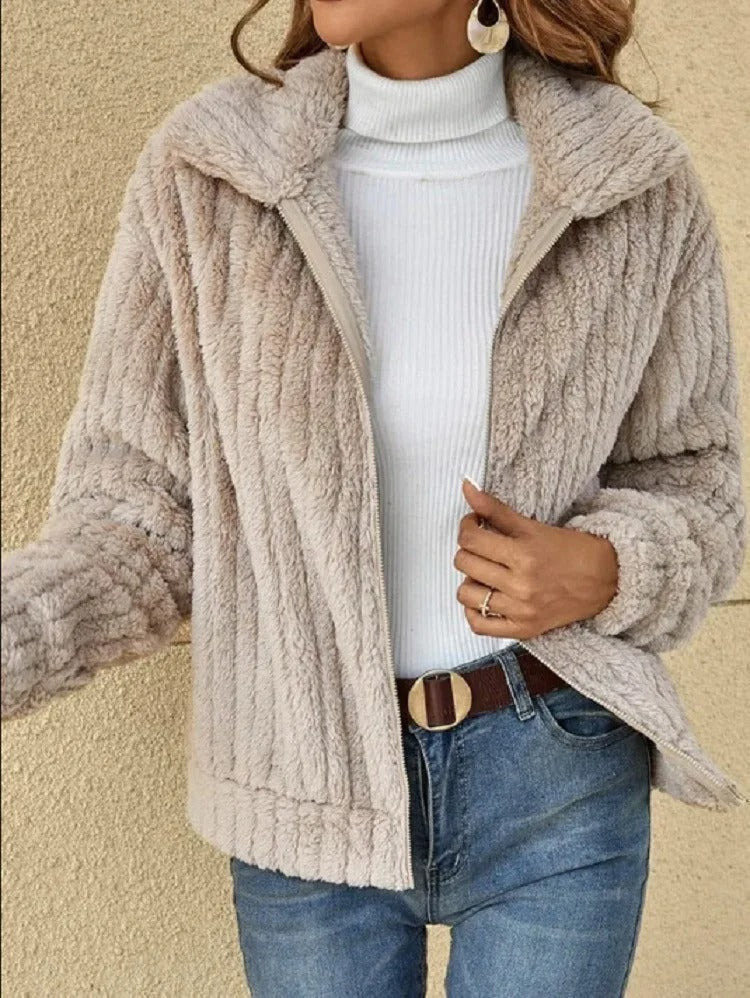 Laurie - Veste d’hiver élégante, douce et chaude
