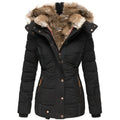 Audra - Parka matelassée à capuche fausse fourrure