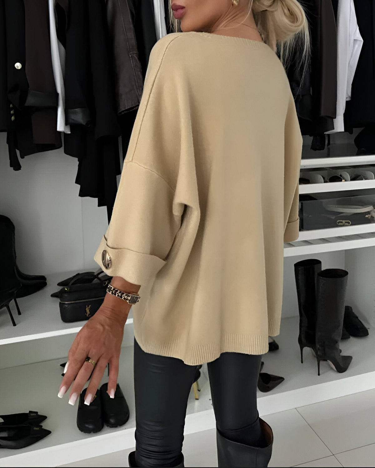 Lucie | Pull Doux avec Boutons