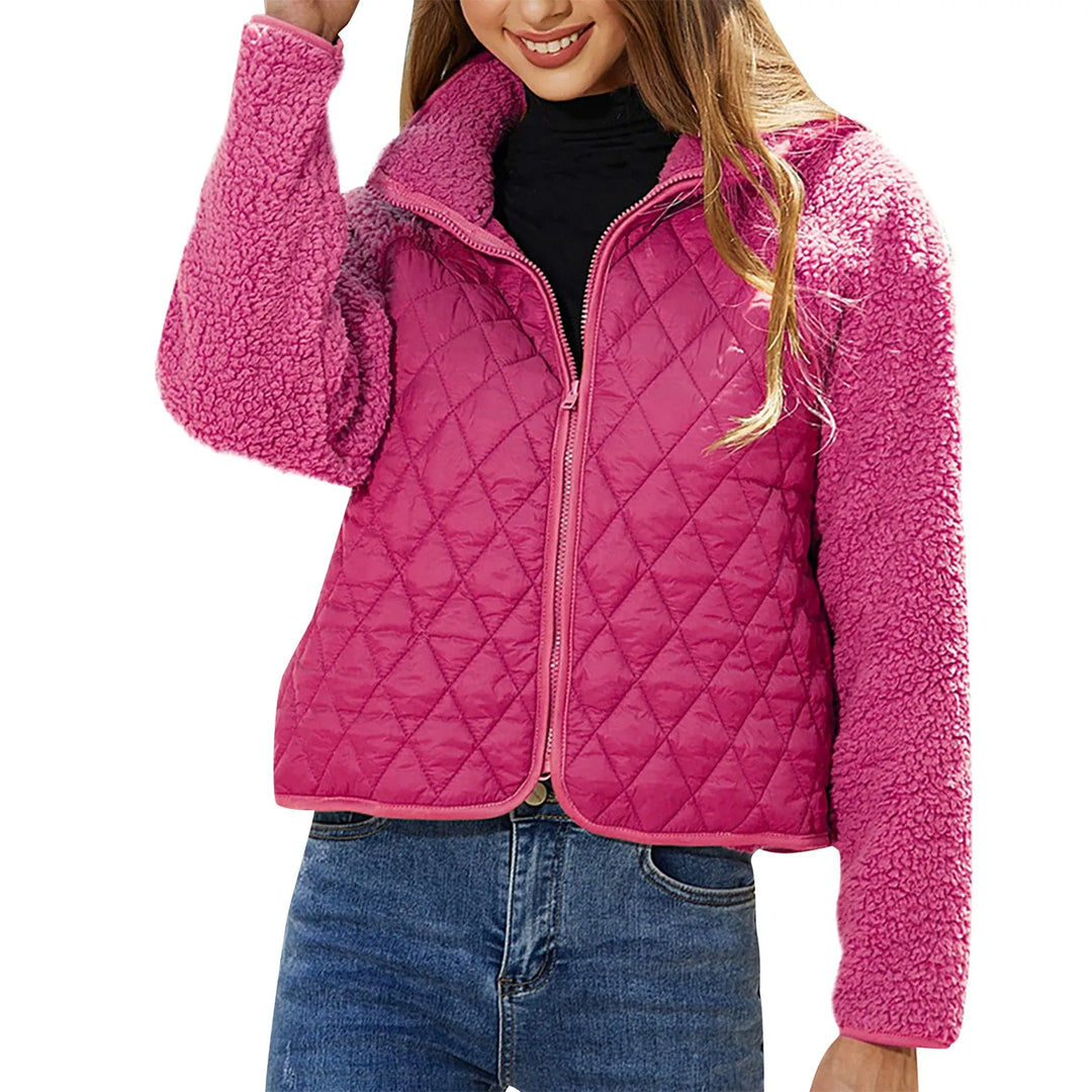 Noemie - Veste bomber moderne et chaude avec fermeture éclair