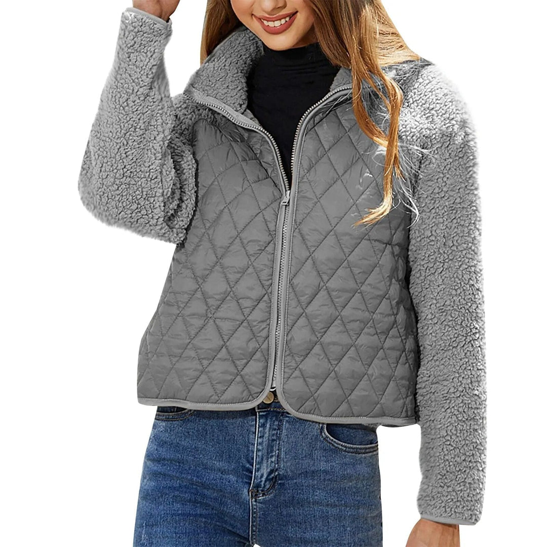 Noemie - Veste bomber moderne et chaude avec fermeture éclair