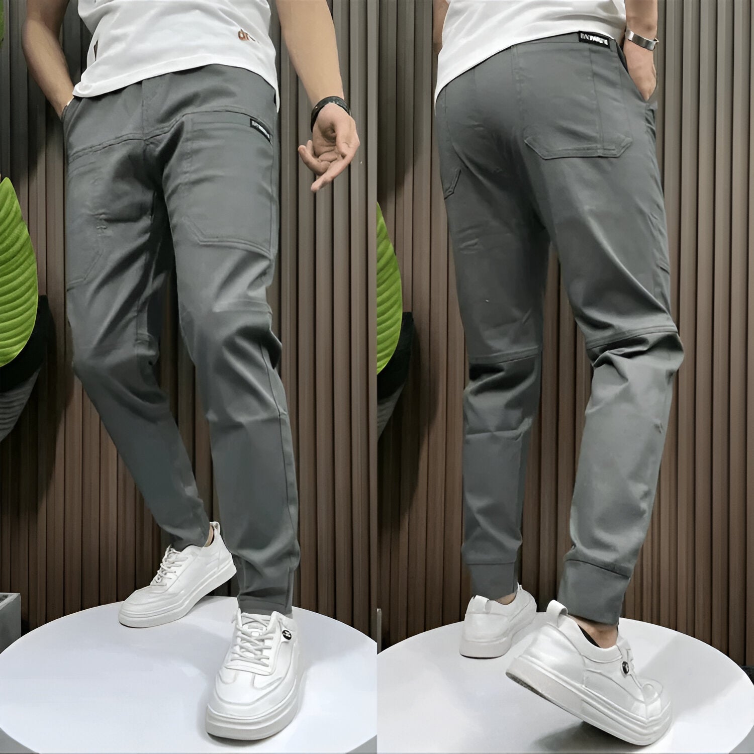 Pantalon Cargo Stretch soigné