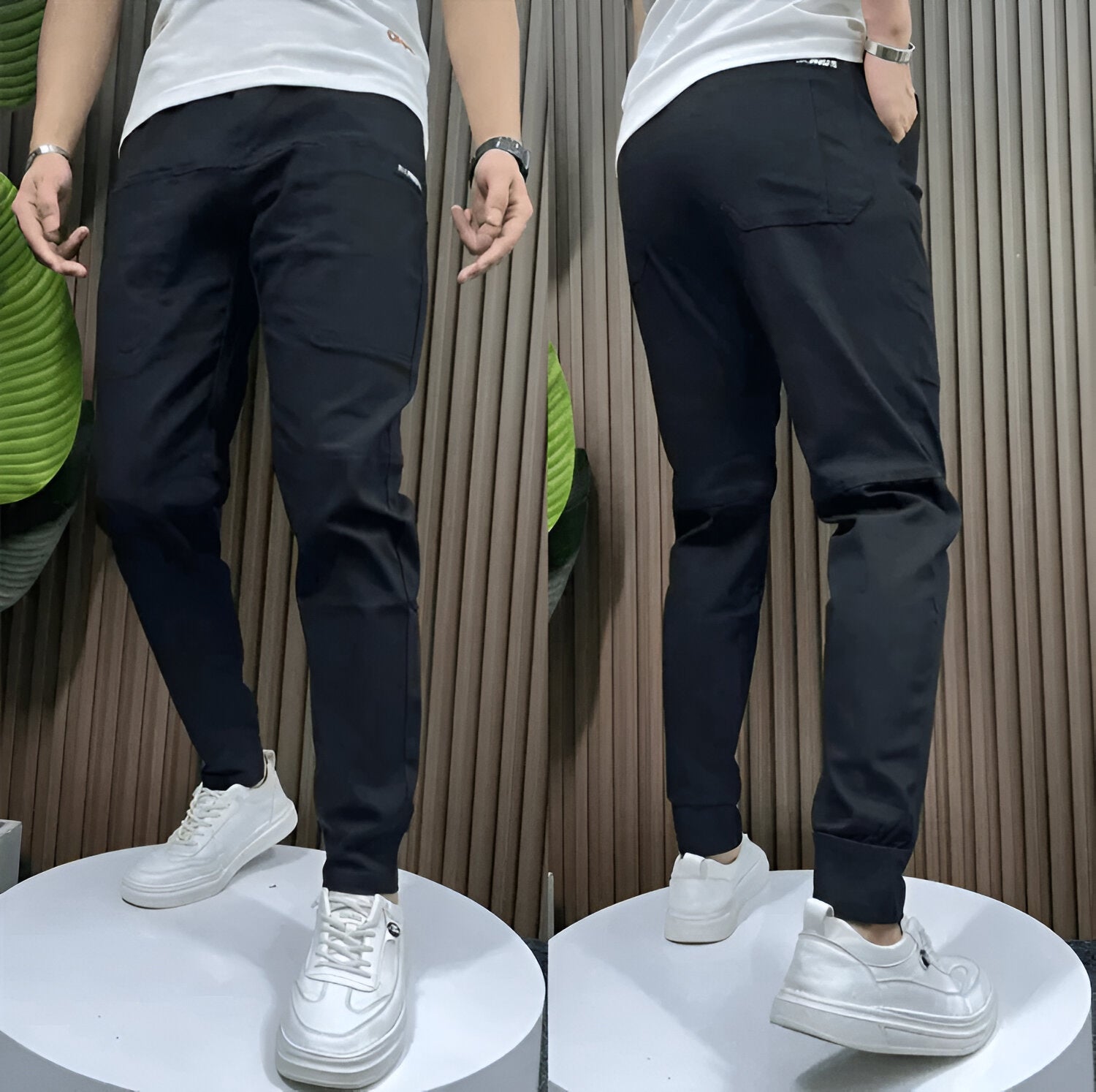 Pantalon Cargo Stretch soigné