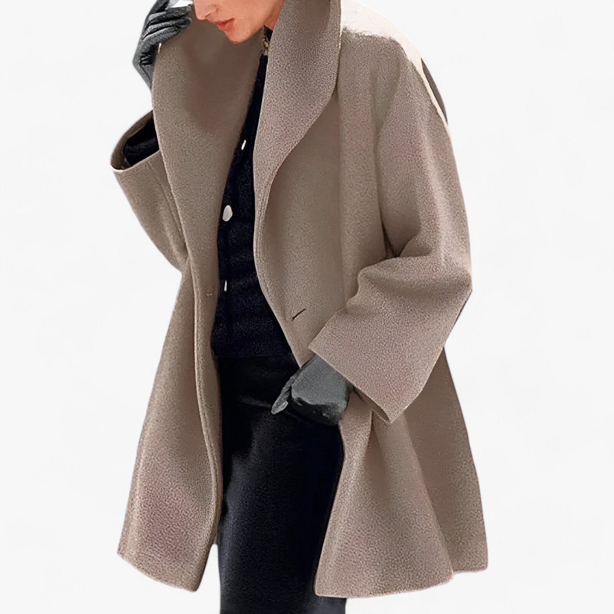 Alisha - Manteau élégant et Ample pour un style Raffiné et Moderne