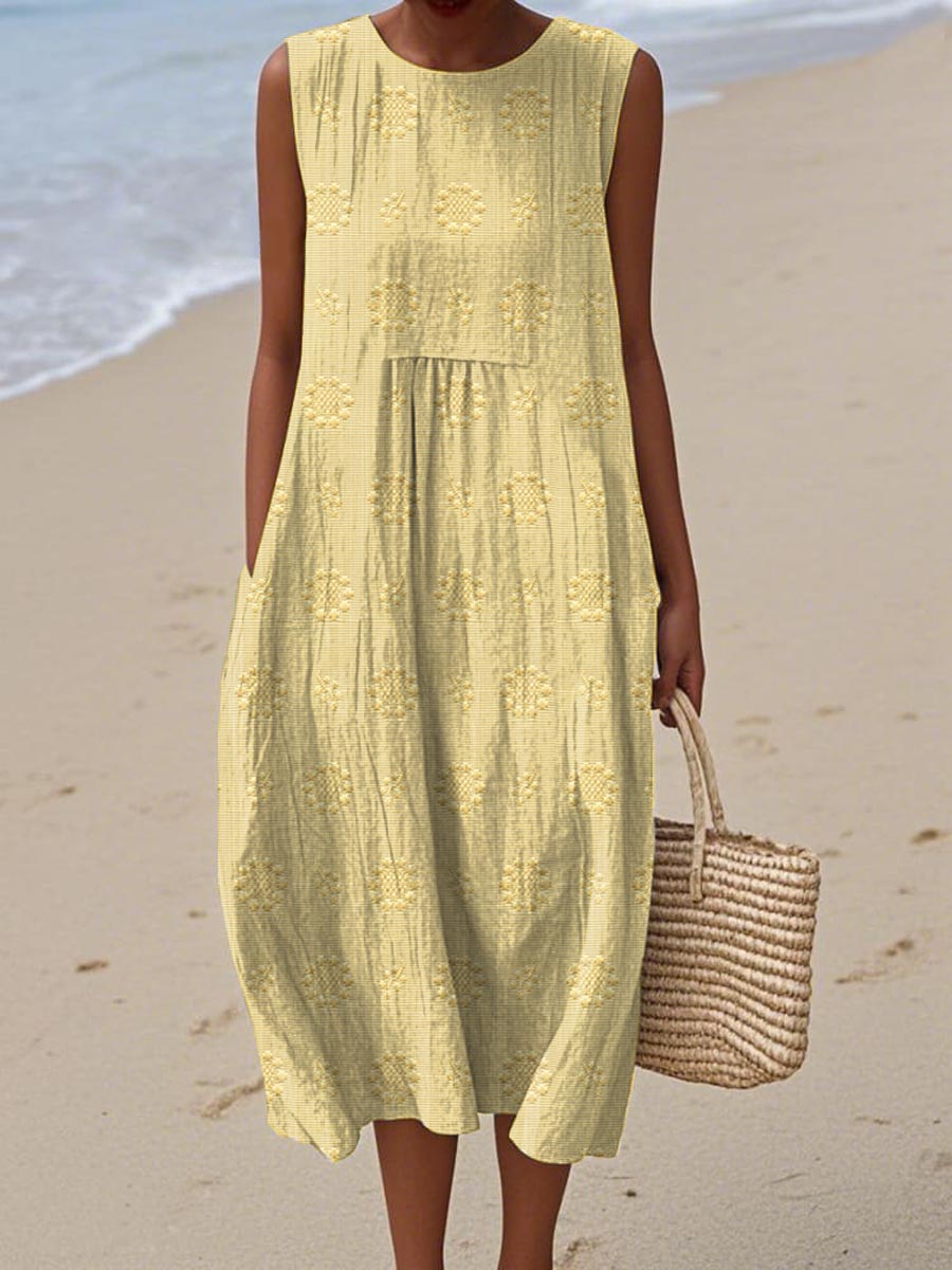Robe Ivy en coton sans manches — vue 7