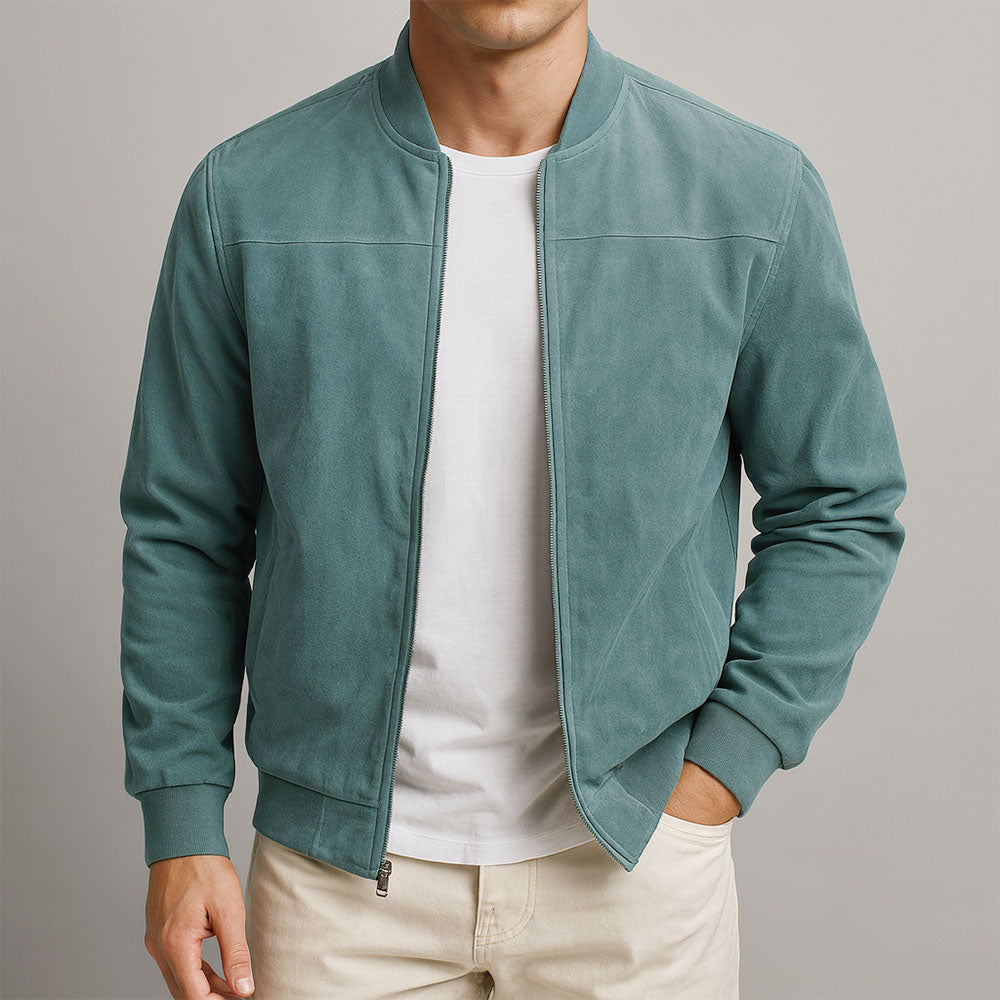 Roland - Veste Classique en Suède Urbain