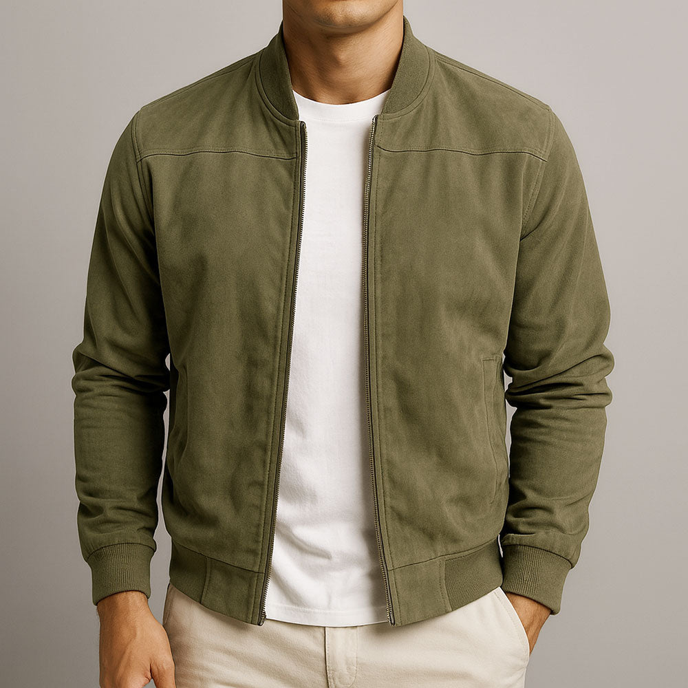Roland - Veste Classique en Suède Urbain
