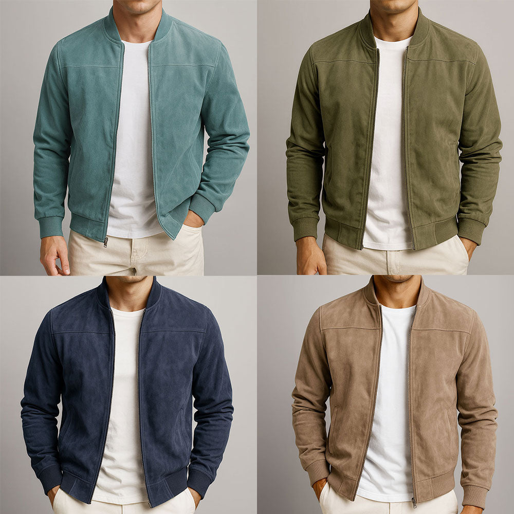 Roland - Veste Classique en Suède Urbain