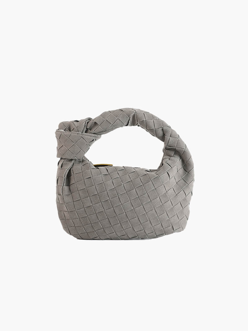 Sac tressé mini en daim — vue 11