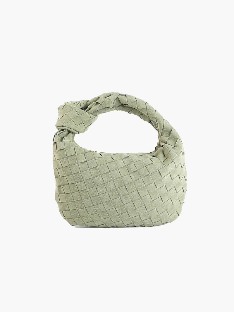 Sac tressé mini en daim — vue 7