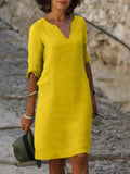 Robe Décolleté en V - Look Élégant