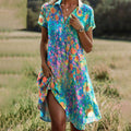 Robe d’Été Femme | Légère & Fluide | Coupe Flatteuse pour Vacances et Journées Ensoleillées
