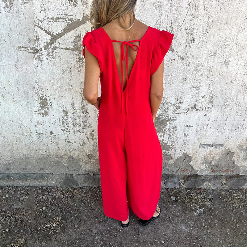 Robe à col en V