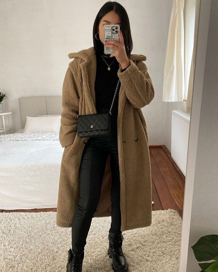 Anna | Manteau Long Teddy