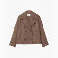 Veste Femme Courte en Coton à Double Boutonnage | Chic & Moderne
