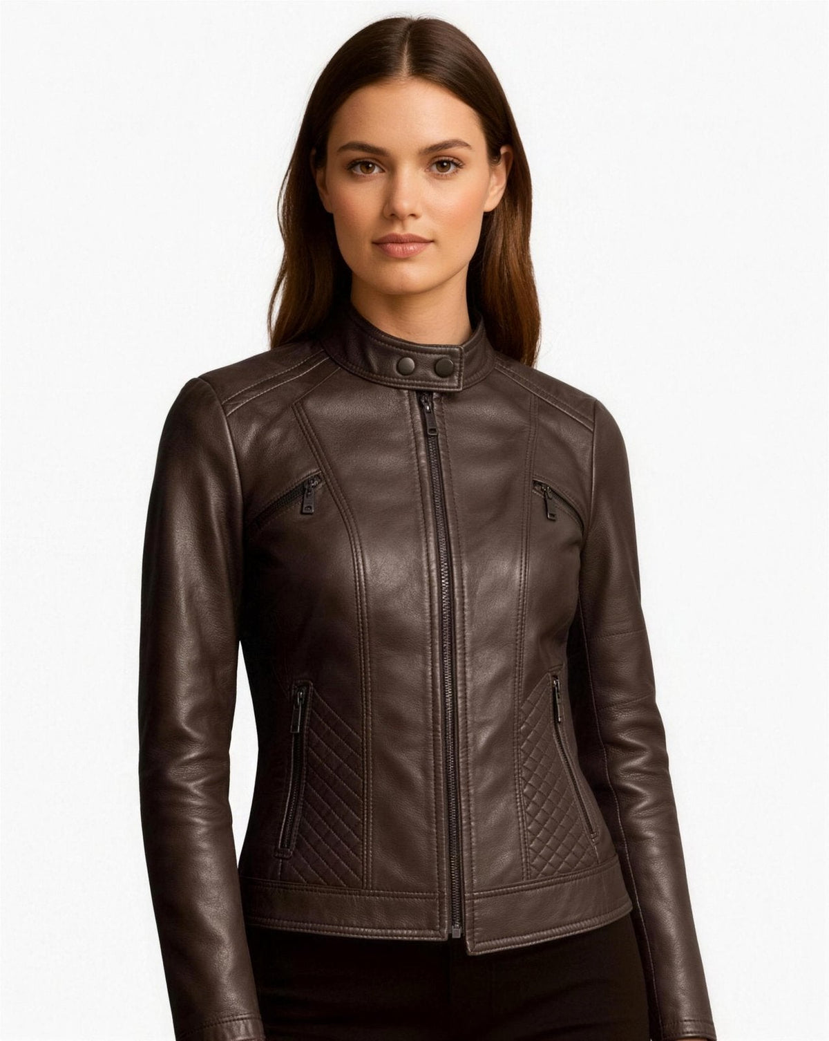 Veste Femme Cuir – Style Motard Élégant & Moderne | Chic Automne Hiver