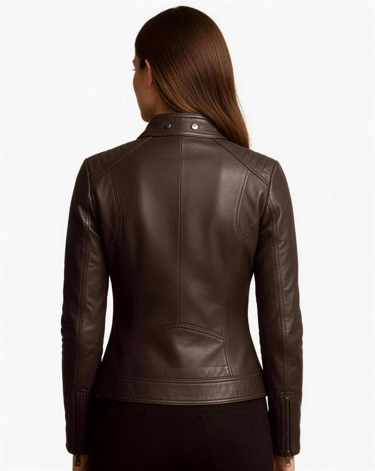 Veste Femme Cuir – Style Motard Élégant & Moderne | Chic Automne Hiver