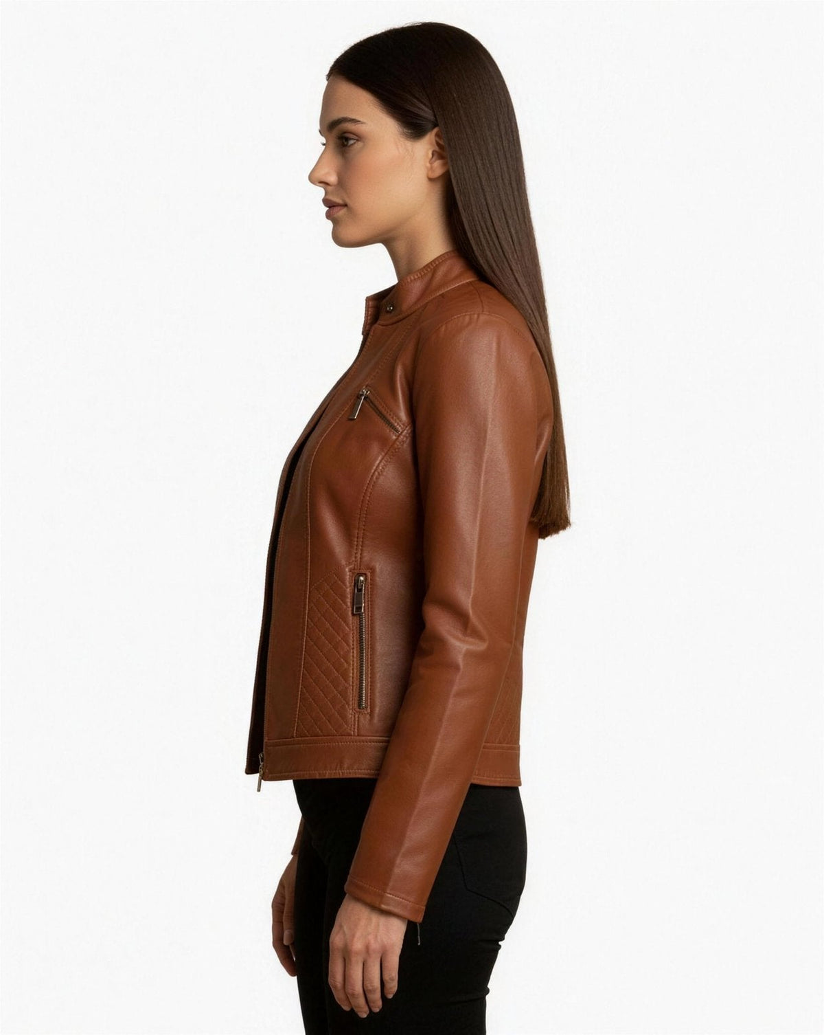 Veste Femme Cuir – Style Motard Élégant & Moderne | Chic Automne Hiver