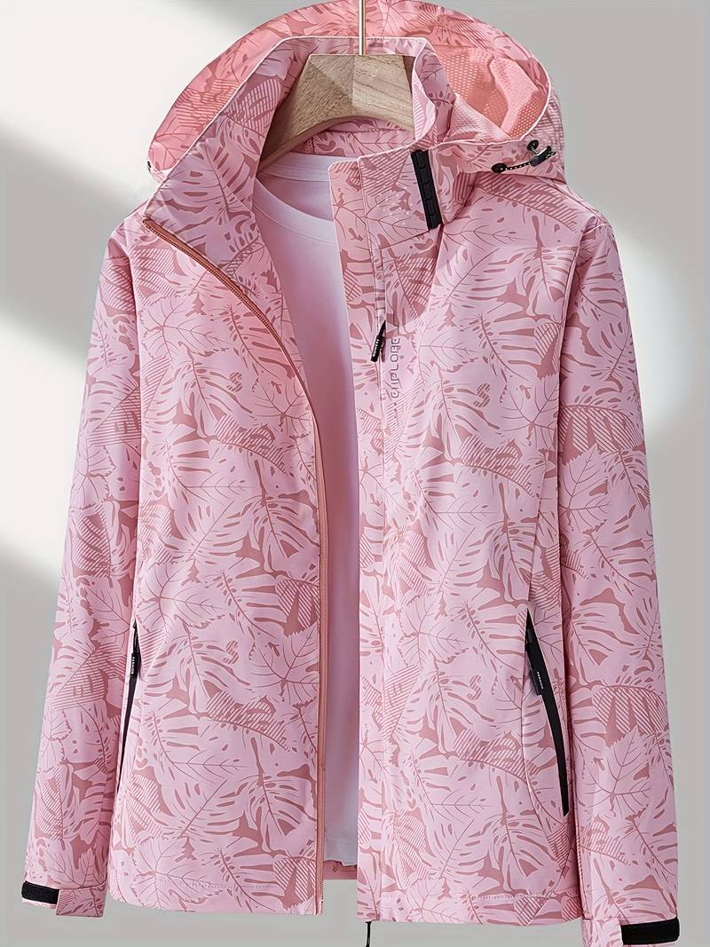 Veste imperméable et coupe-vent femme à capuche