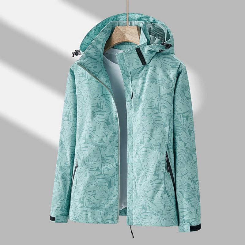 Veste imperméable et coupe-vent femme à capuche