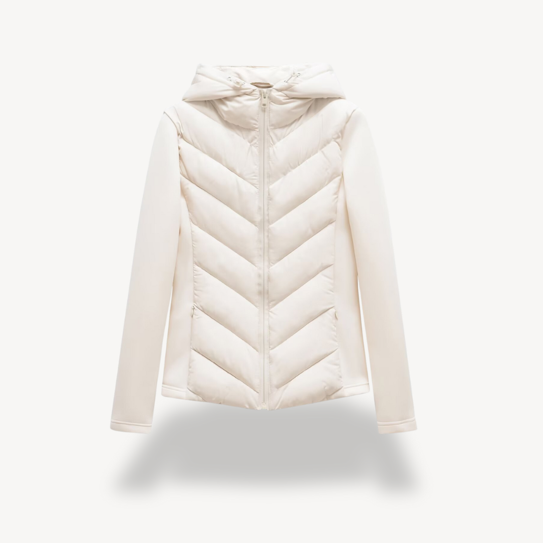 Veste matelassée à capuche pour femmes